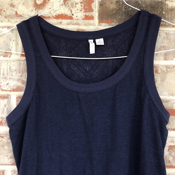 Cato Tops - Cato Navy Blue Thin Soft Tribal Print Tank Top S